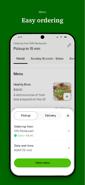 ION Restaurant Screenshot 2