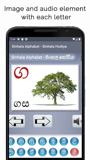 Sinhala Alphabet - Hodiya Screenshot 3