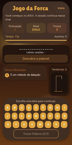 Jogo da Forca Screenshot 1
