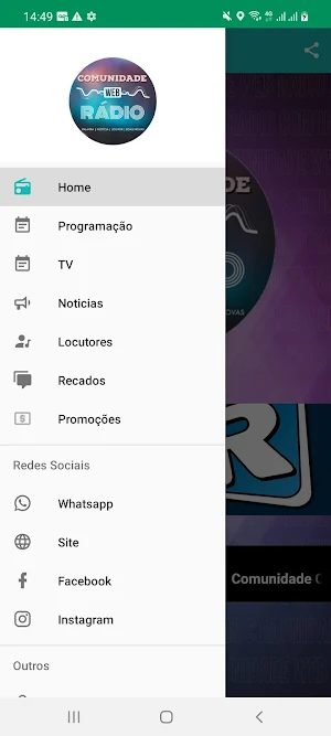 Comunidade Web Rádio Screenshot 2
