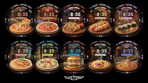 Foody Watch Face 122 Screenshot 1