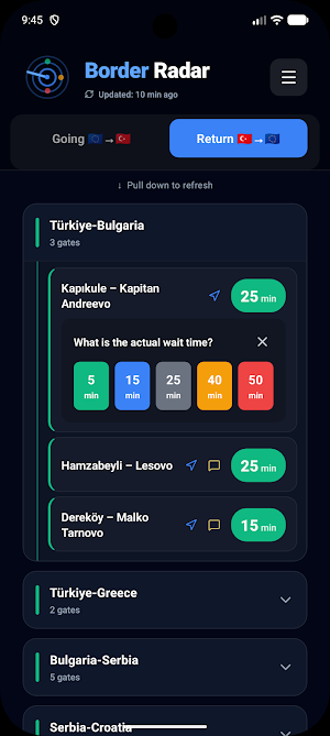 Border Radar Screenshot 3