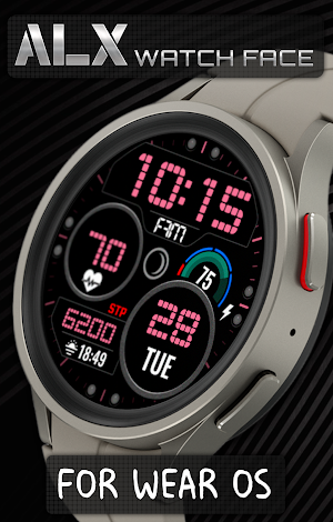 ALX04 LCD Watch Face Screenshot 2
