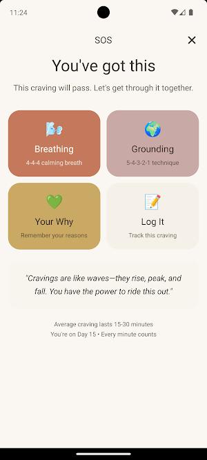 Quit Weed Tracker - Unfogged Screenshot 1
