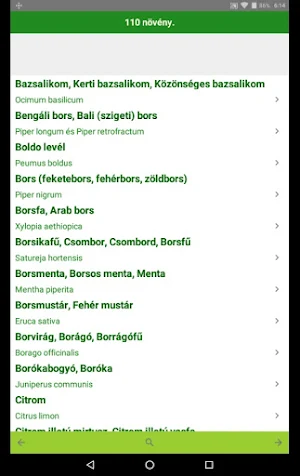 Fűszernövény katalógus Screenshot 1