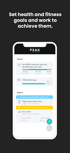 Peak Training App Screenshot 3