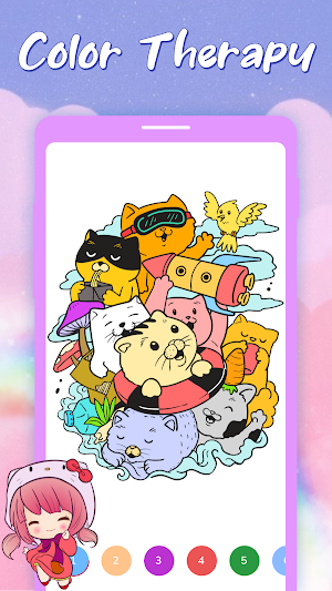 Coloring Book: Paint by Number Screenshot 2