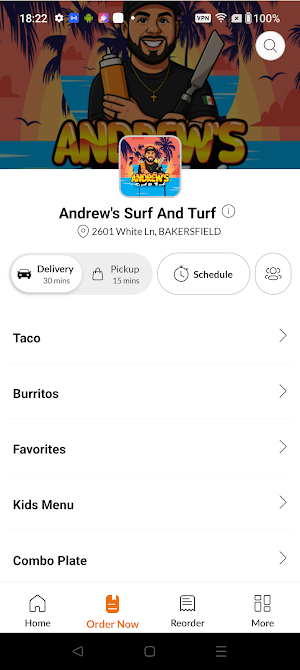 Andrew's Surf And Turf Screenshot 1