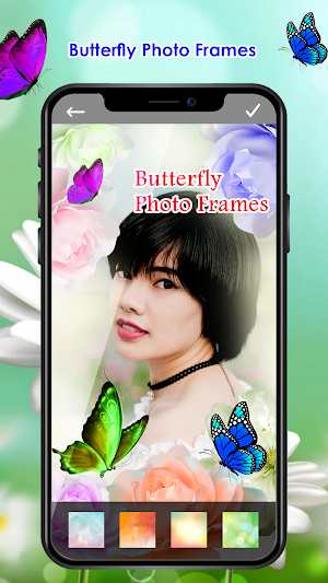 Butterfly Photo Editor Frames Screenshot 3