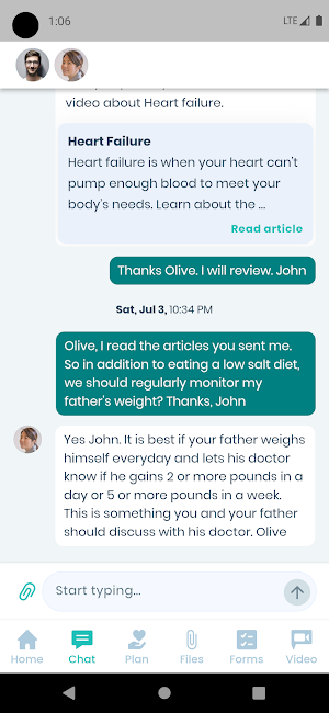 eFamilyCare by Northwell Screenshot 2