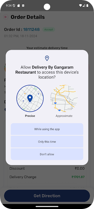 Delivery | Gangaram Restaurant Screenshot 2