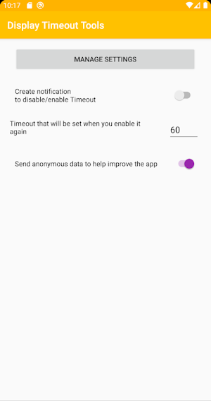 Display Timeout Tools Screenshot 0
