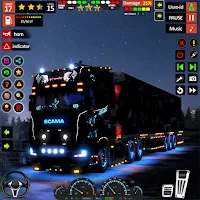 US Truck Driving Transport 3D
