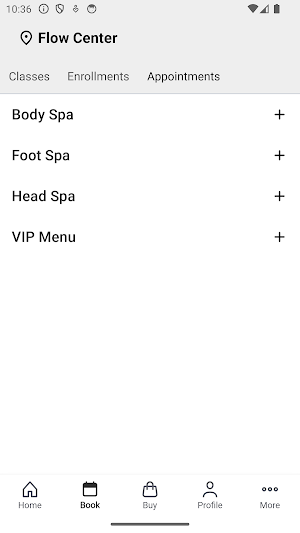 Flow Center Screenshot 1