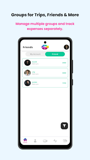 Split Expenses : SplitMate Screenshot 1