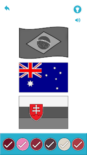 Flags Pixelart Color by Number Screenshot 3