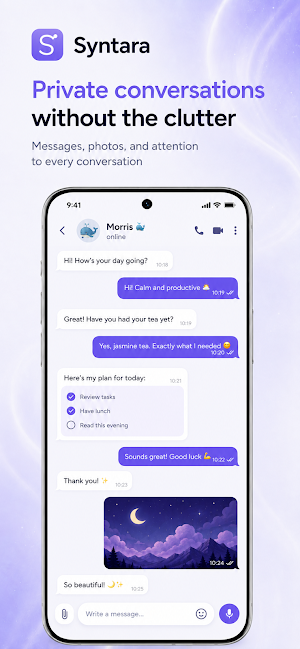 Syntara: Messenger & Chats Screenshot 2