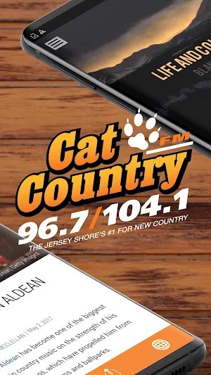 Cat Country 96.7 & 104.1 Screenshot 1