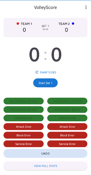VolleyScore Screenshot 2