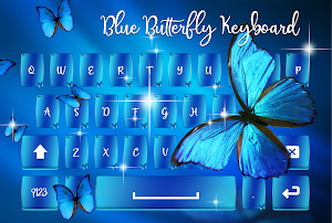 Blue Butterfly Keyboard Screenshot 0