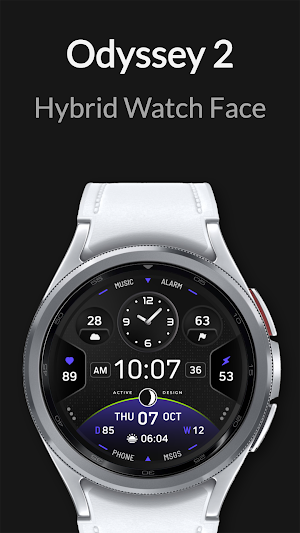 Odyssey 2: Hybrid Watch Face Screenshot 0