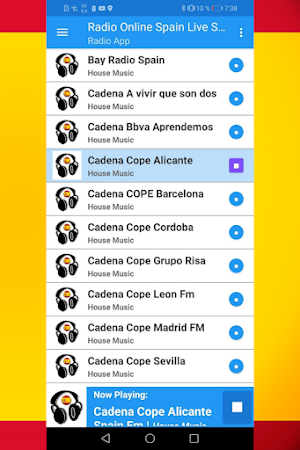 Radio Online Spain Live Statio Screenshot 1