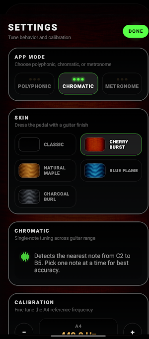 pTune Screenshot 1