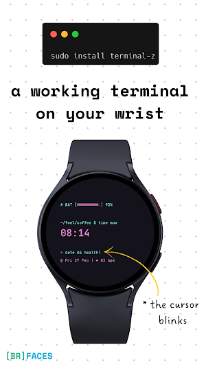 Terminal Z Watch Face Screenshot 0