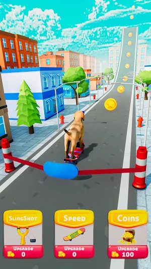SlingShot Dog Stunts Game Screenshot 1