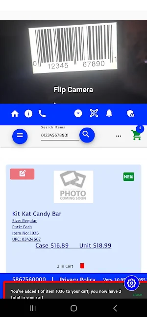 IMX Web Scan Screenshot 3