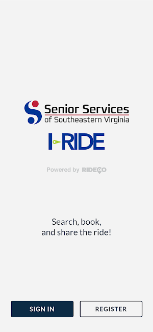 Senior Services I-RIDE Screenshot 0
