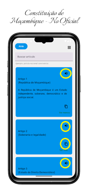 Constituição de Moçambique Screenshot 0