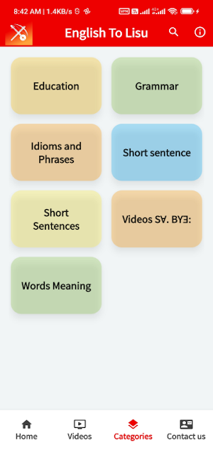 English to Lisu Screenshot 2