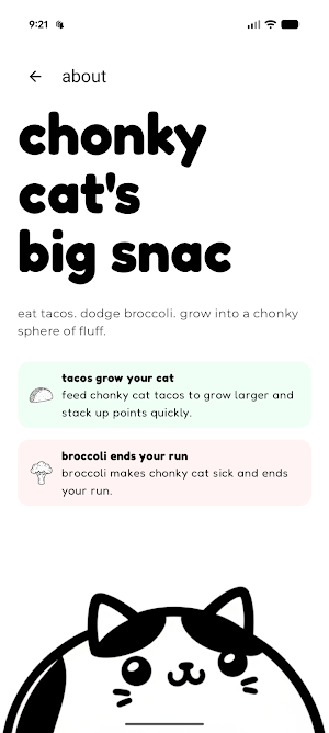 chonky cat's big snack Screenshot 2