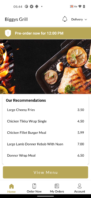 Biggys Grill Screenshot 1