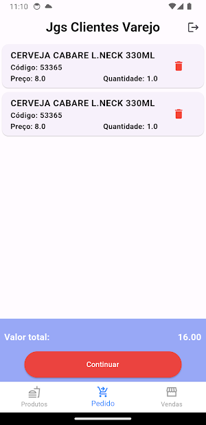 JgsClinteVarejo Screenshot 3