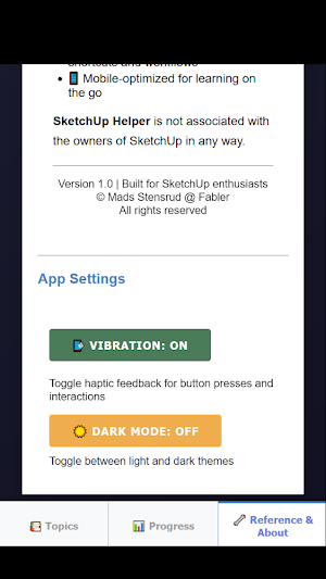SketchUp Helper Screenshot 0