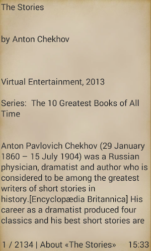 The Stories by Anton Chekhov Screenshot 2
