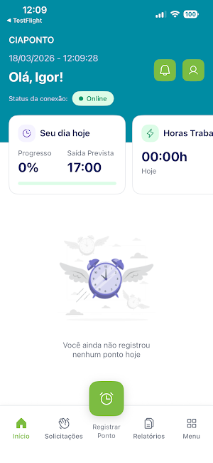 CiaPonto - Colaborador Screenshot 1