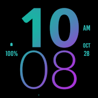 Cold Large Watch Face