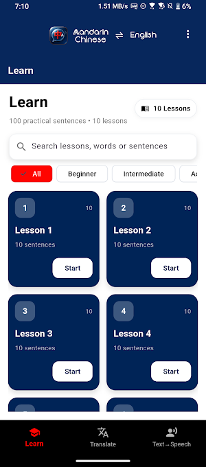 Mandarin Chinese to English Screenshot 1