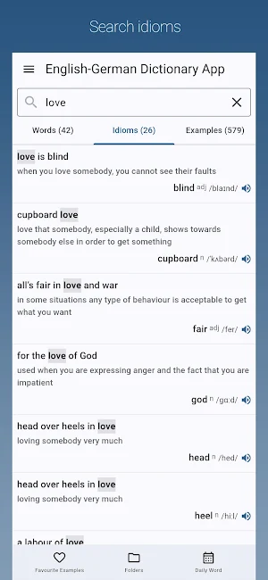 English-German Dictionary Pro Screenshot 2