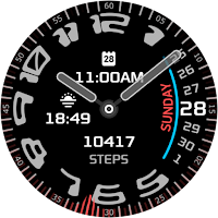 ALX19 Analog Watch Face
