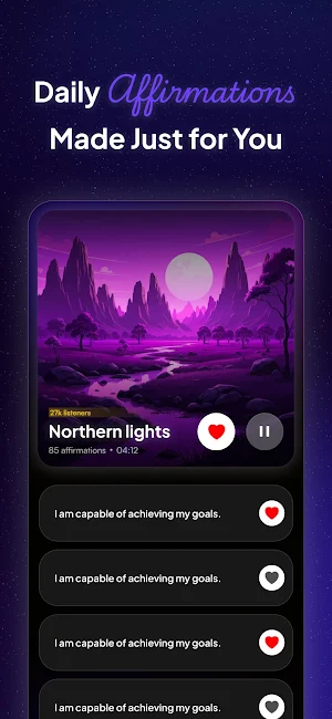 AI Affirmation App | Innercues Screenshot 1