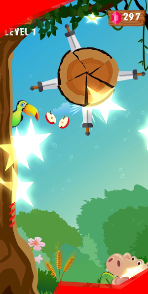 Jungle Knife Hit Adventure Screenshot 2