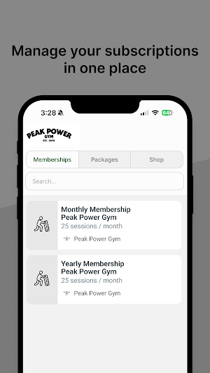 Peak Power Gym Screenshot 3