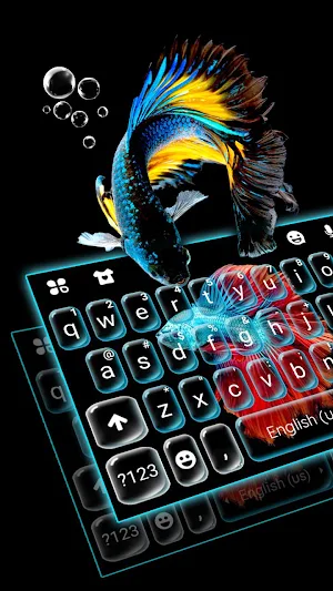 Betta Fish Aquarium Keyboard Theme Screenshot 0