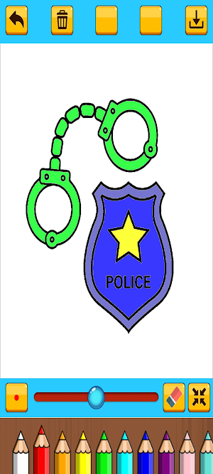Police Coloring Screenshot 3