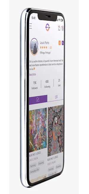 Gallerie.art Screenshot 1