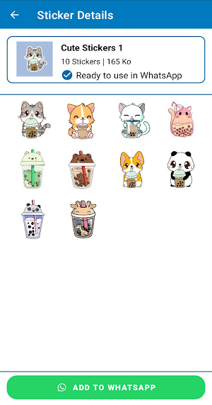 Boba Tea Sticker - WASticker Screenshot 1